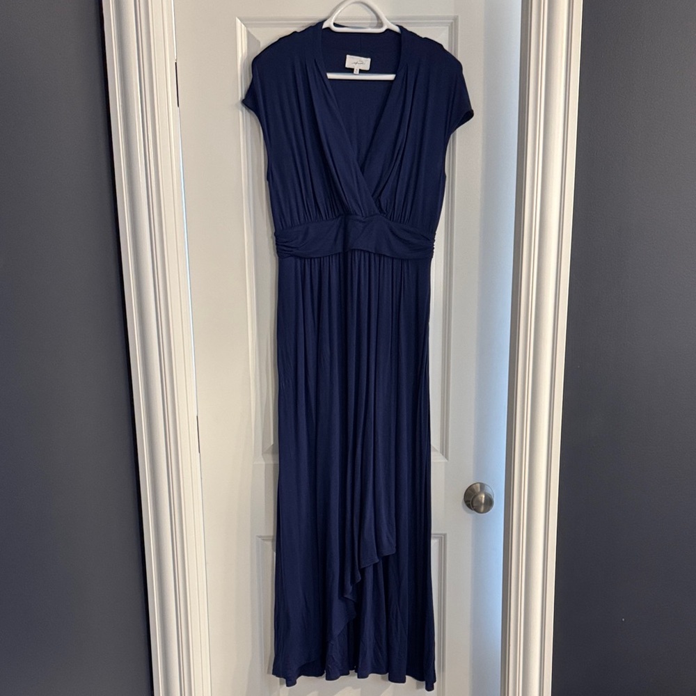 Soma Elegant Asymmetrical Blue Dress